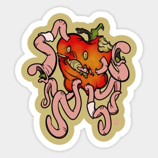 Rotten Apple Sticker